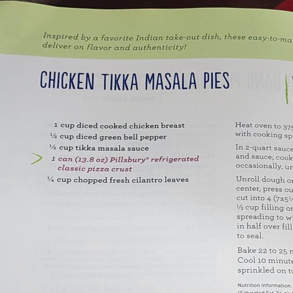 Pillsbury Make It Bake It Classic Flavors with a Modern Twist Hardback Cook Book - Picture 15 of 16